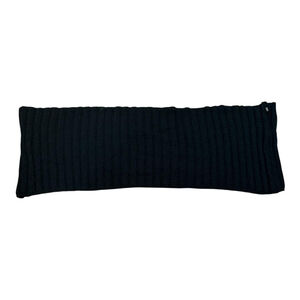 Hot Paws Neck Warmer Gaiter Scarf Womens One Size Black Ribbed Knit Winter Warm